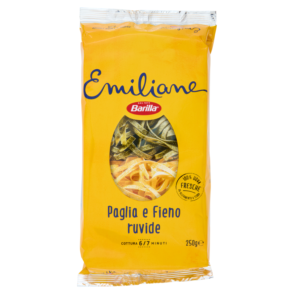 Barilla Emiliane Paglia e Fieno Pasta all'Uovo 250 g