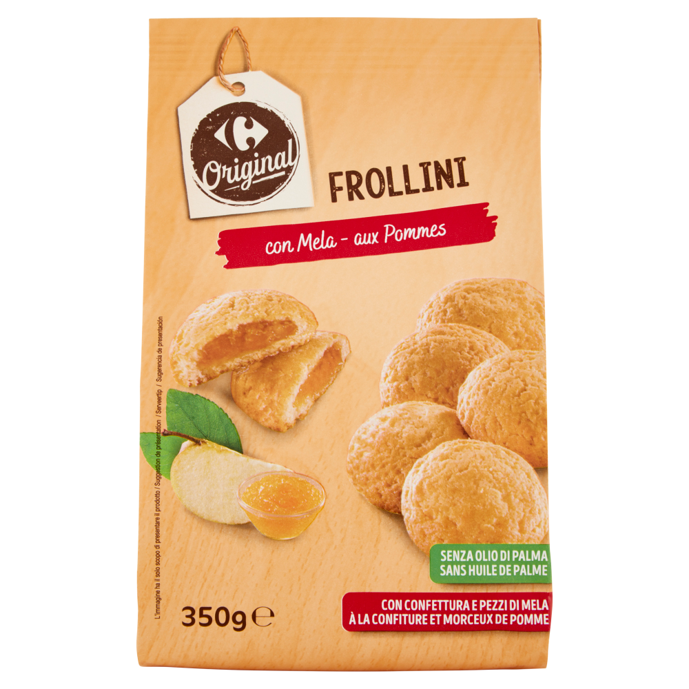 Carrefour Original Frollini con Mela 350 g