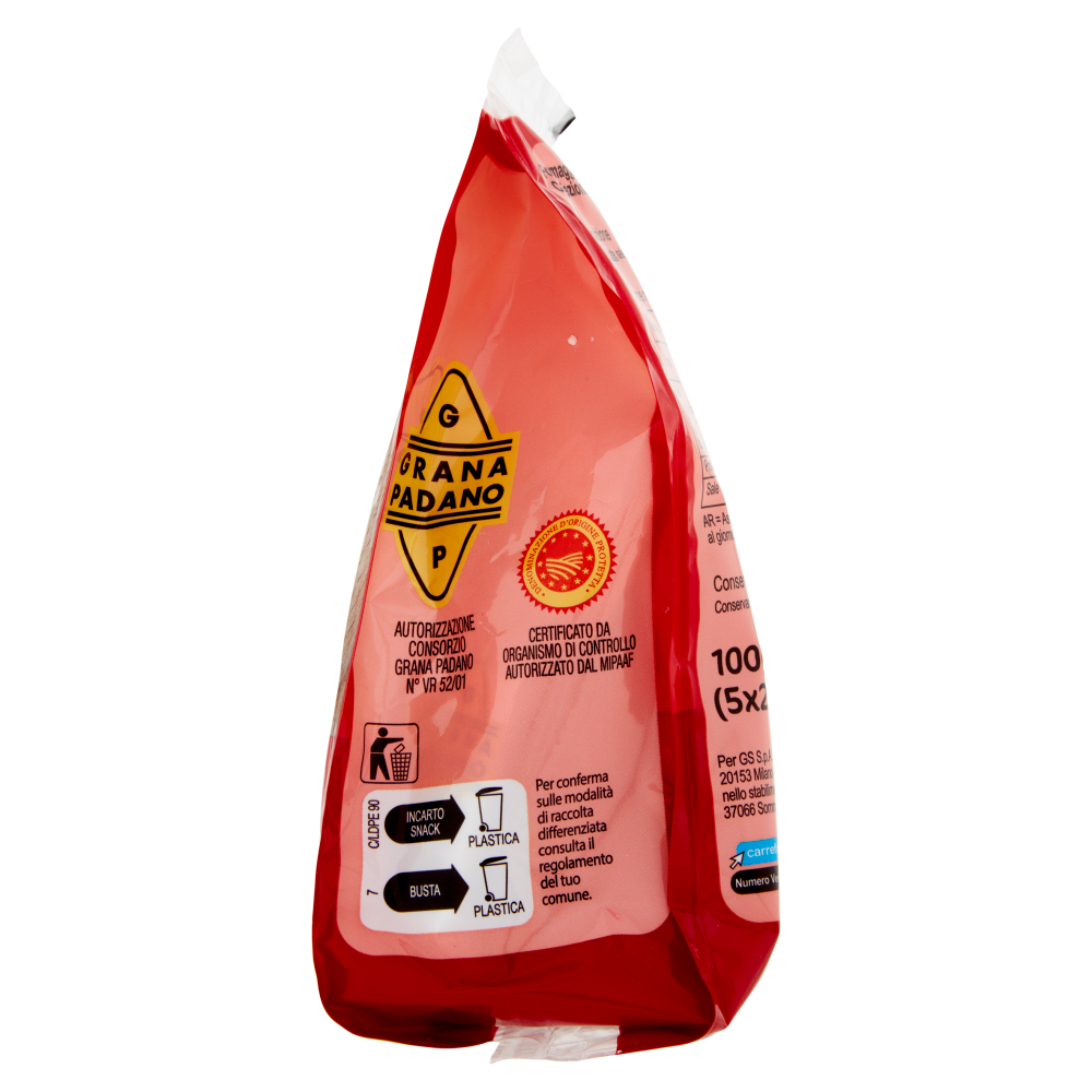 Carrefour Extra 5 Snacks di Grana Padano DOP 5 x 20 g