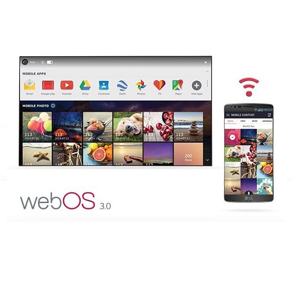 LG 43UH620V TV 109,2 cm (43") 4K Ultra HD Smart TV Wi-Fi Nero, Metallico