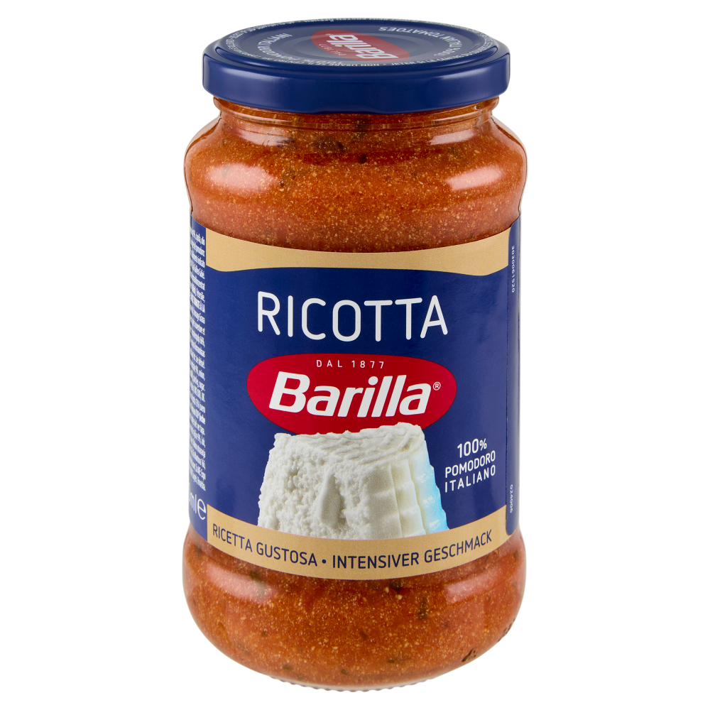 Barilla Sugo Ricotta 100% Pomodoro Italiano Condimento per Pasta 400g