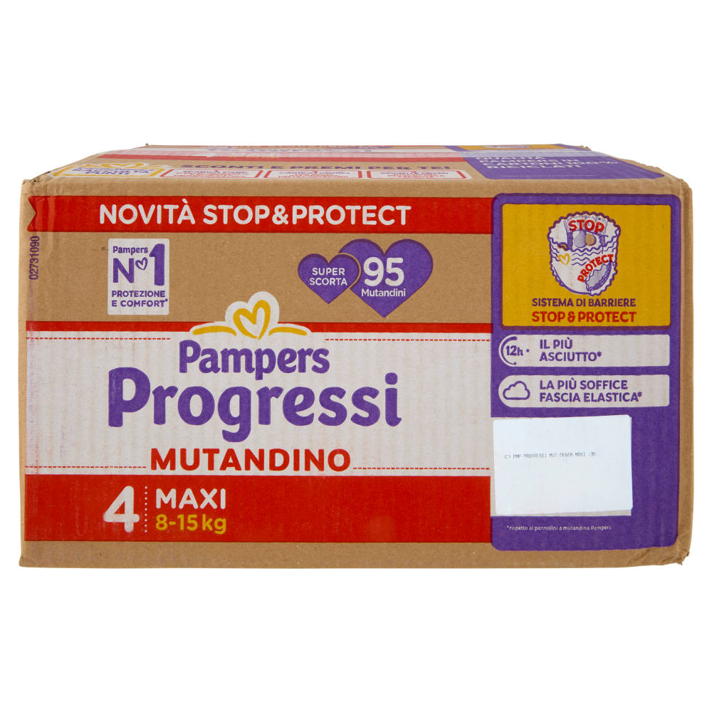 Pampers Progressi Mutandino Maxi 95 pz