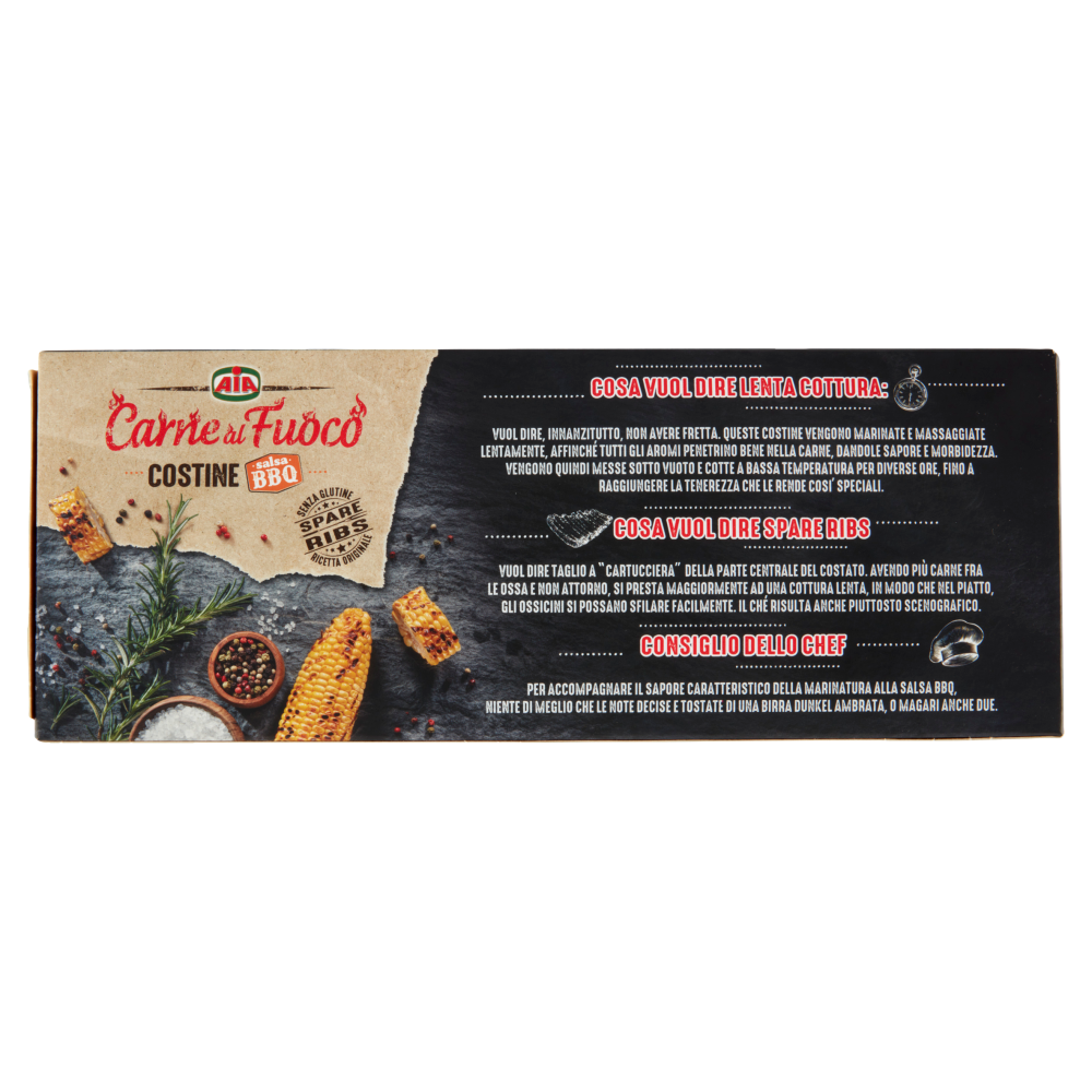 Aia Carne al Fuoco Costine salsa BBQ 600 g