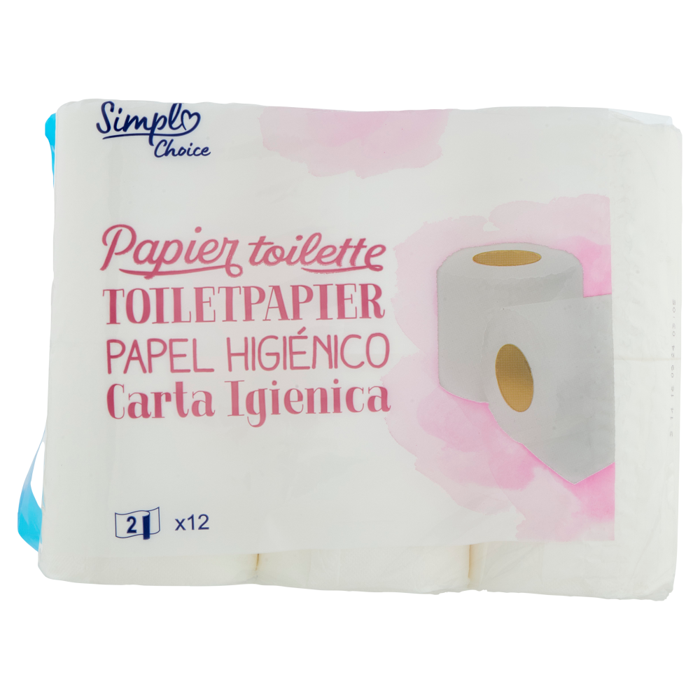 Simpl Choice Carta Igienica 2 Veli 12 pz