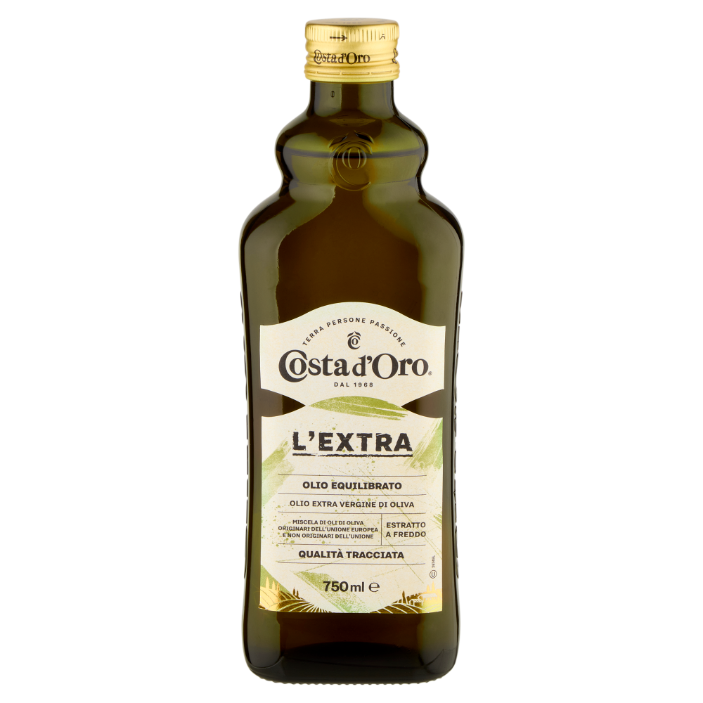 Costa d'Oro l'Extra Olio Extra Vergine di Oliva 750 ml