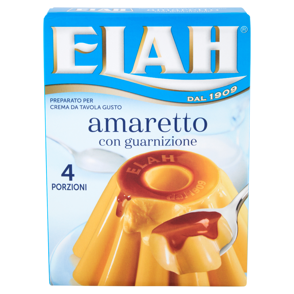 Elah Praparato per Crema da Tavola Gusto amaretto con guarnizione 95 g
