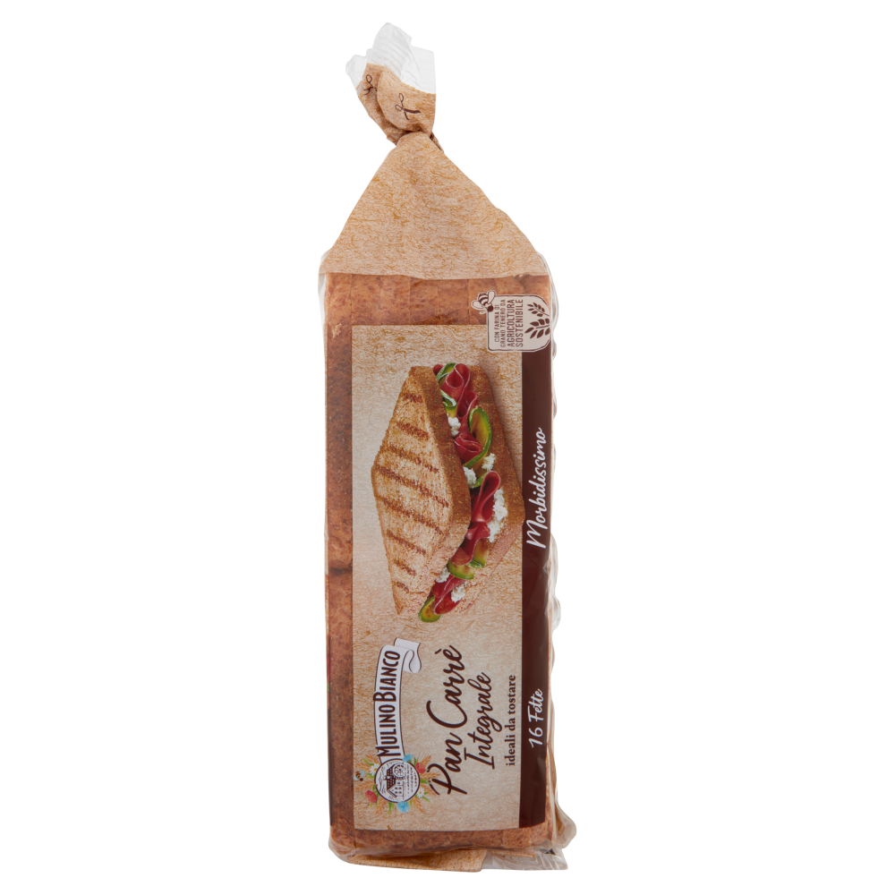 Mulino Bianco Pan Carrè Pane Integrale Ideale per Toast 315g