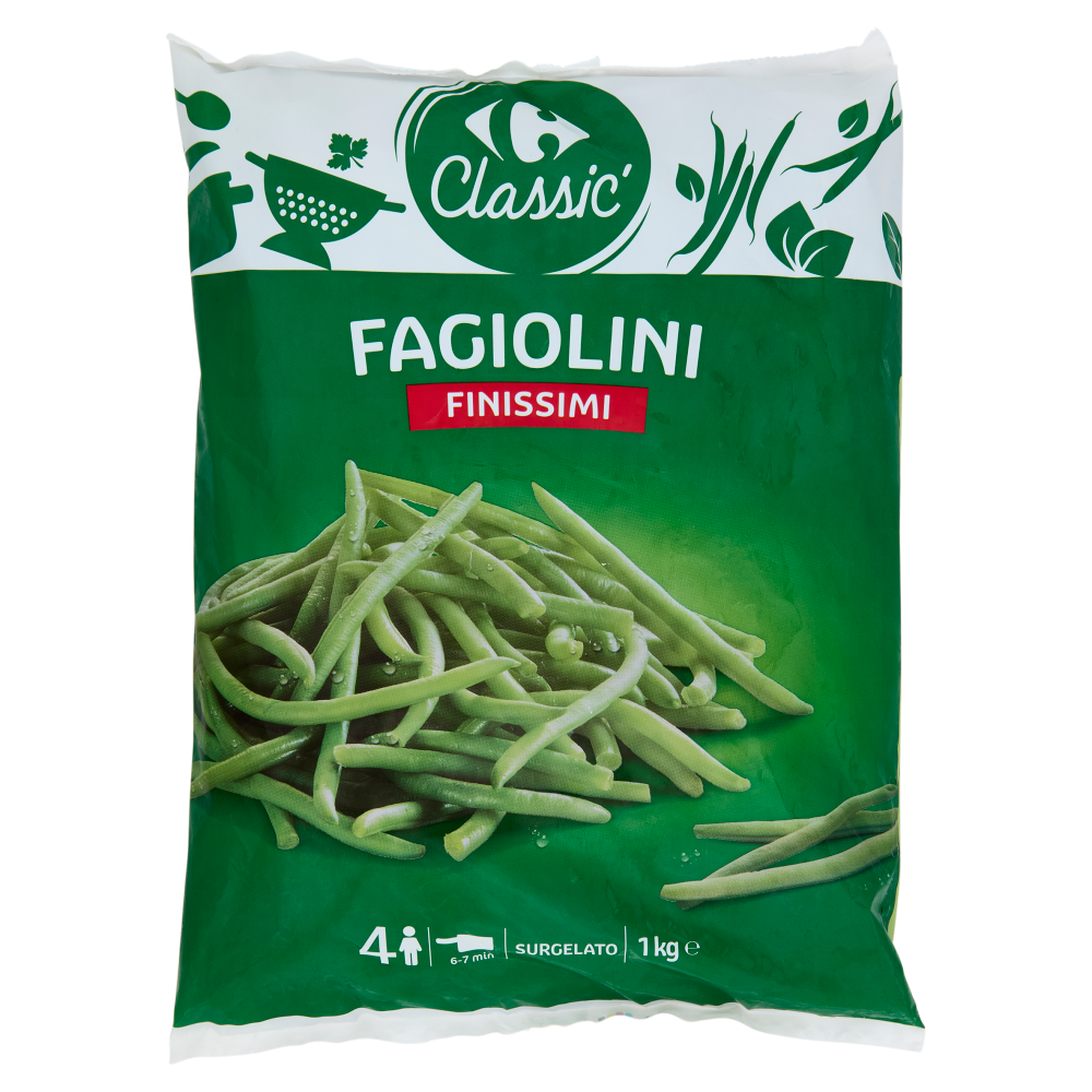 Carrefour Classic Fagiolini Finissimi Surgelato 1 kg