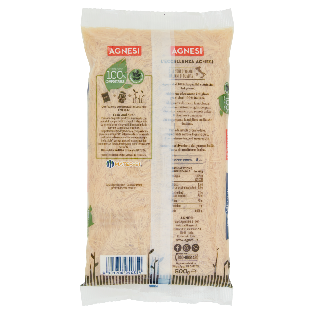 Agnesi Fili d'Oro N&deg; 90 500 g