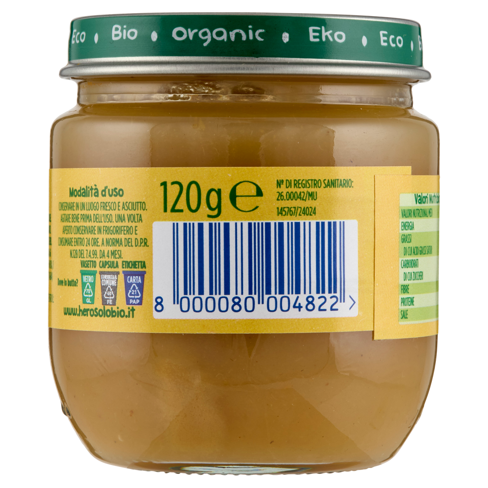 Hero Solo Bio Pera e Mela 120 g