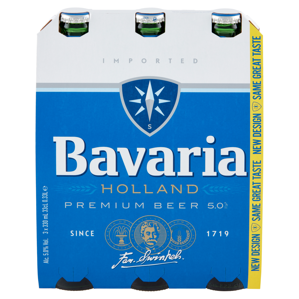 Bavaria Premium Beer 5.0% 3 x 330 mL