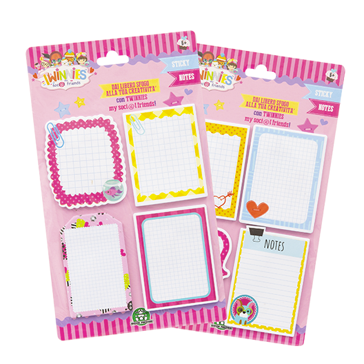Giochi Preziosi Sticky Notes pouch autoadesiva Rettangolo Bianco Autoadesivo