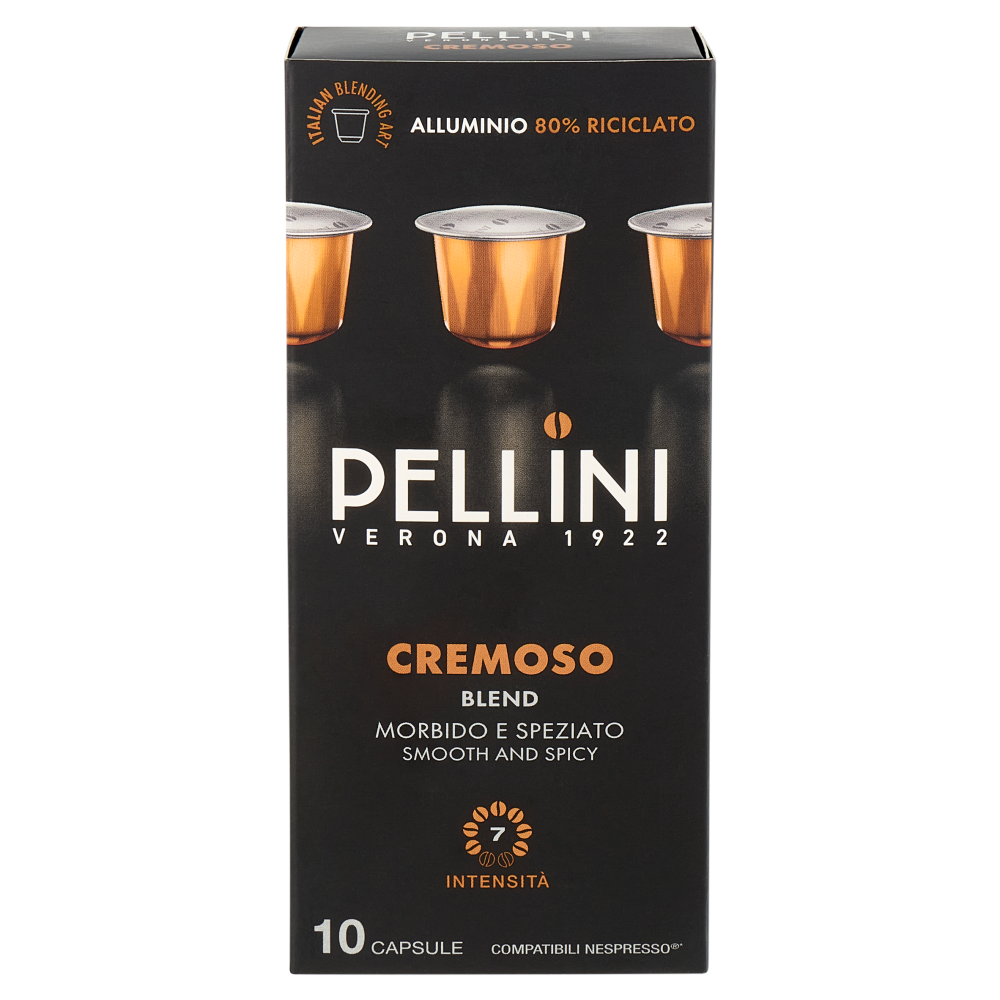 Pellini Cremoso Compatibili Nespresso* 10 Capsule 55 g