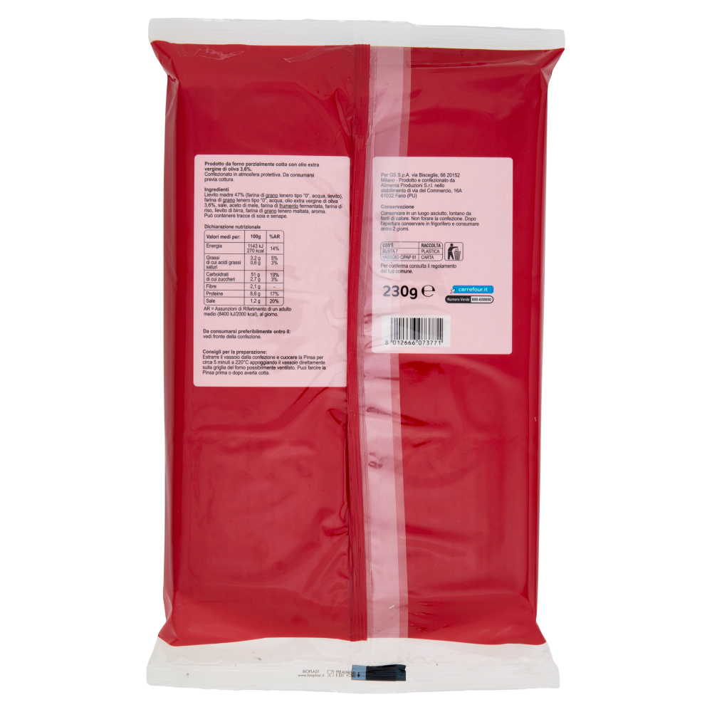  Carrefour Extra Pinsa 230 g