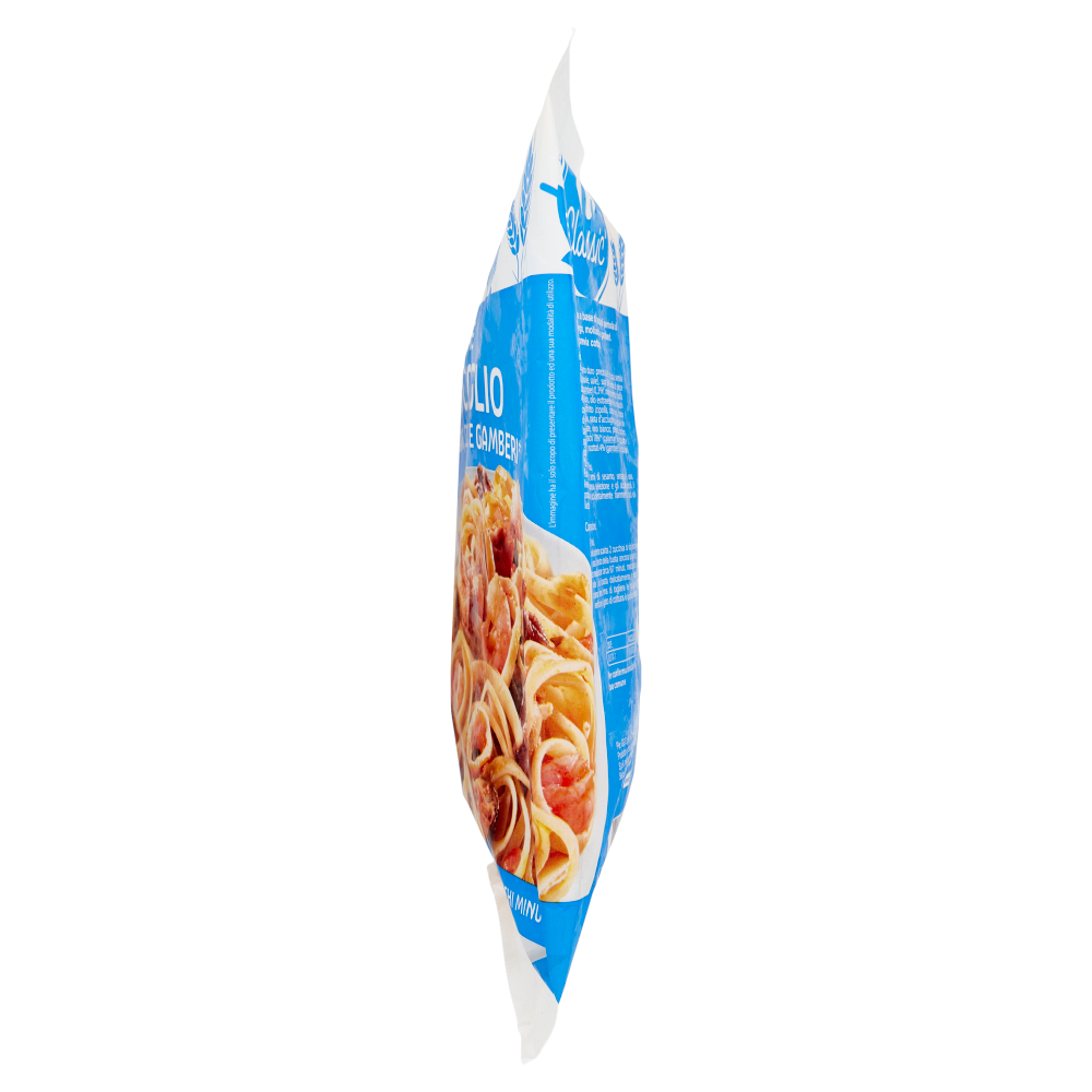 Carrefour Classic Linguine allo Scoglio con Calamari, Cozze e Gamberi Surgelate 550 g