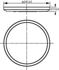 WiZ Plafoniera Smart Super Slim Dimmerabile Luce Bianca da Calda a Fredda