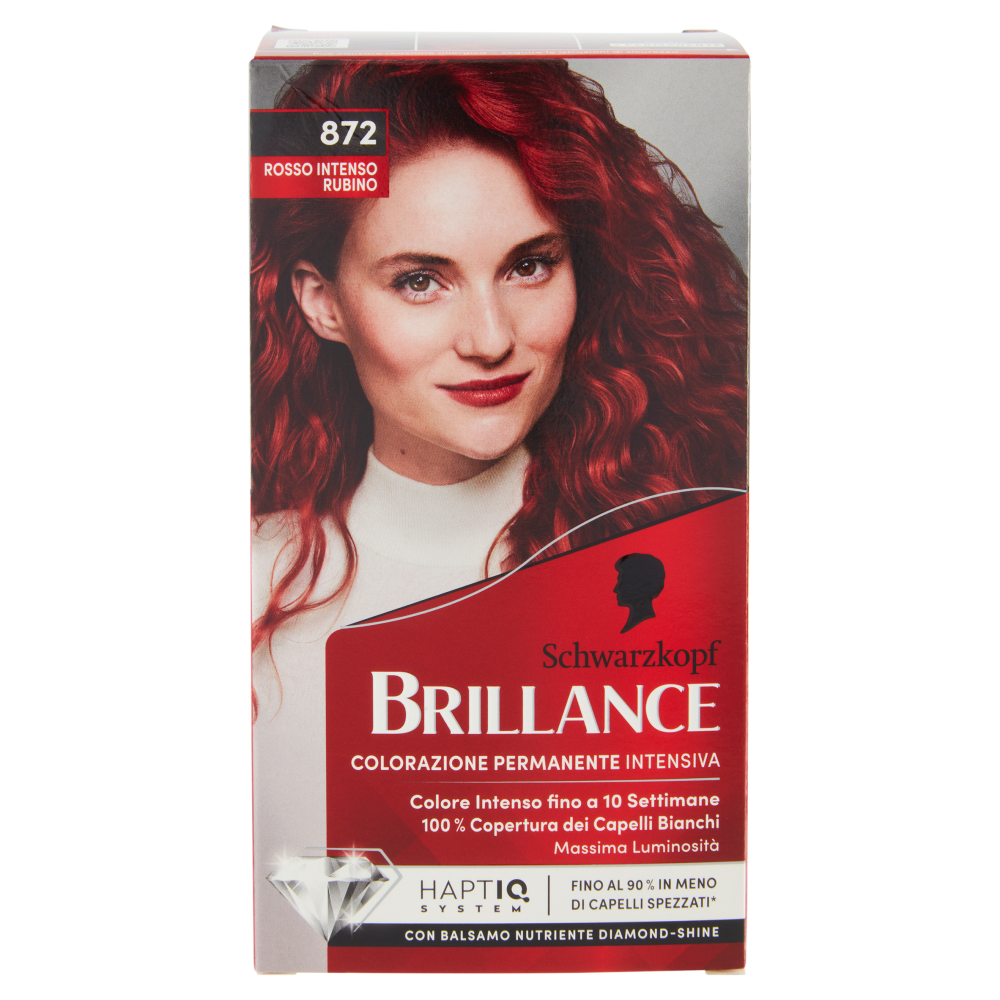 Brillance Colorazione Permanente Intensiva 872 Rosso Intenso Rubino