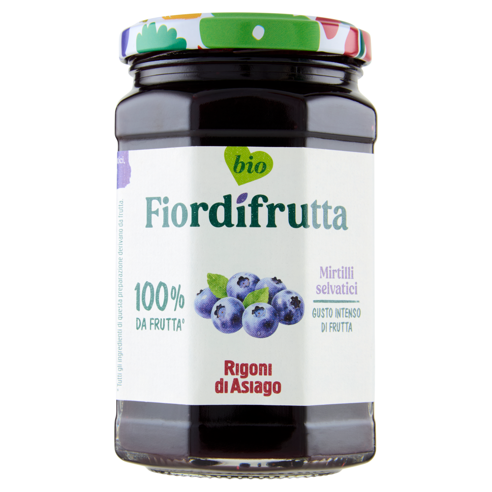Rigoni di Asiago Fiordifrutta Le Specialit&agrave; bio Mirtilli selvatici 330 g