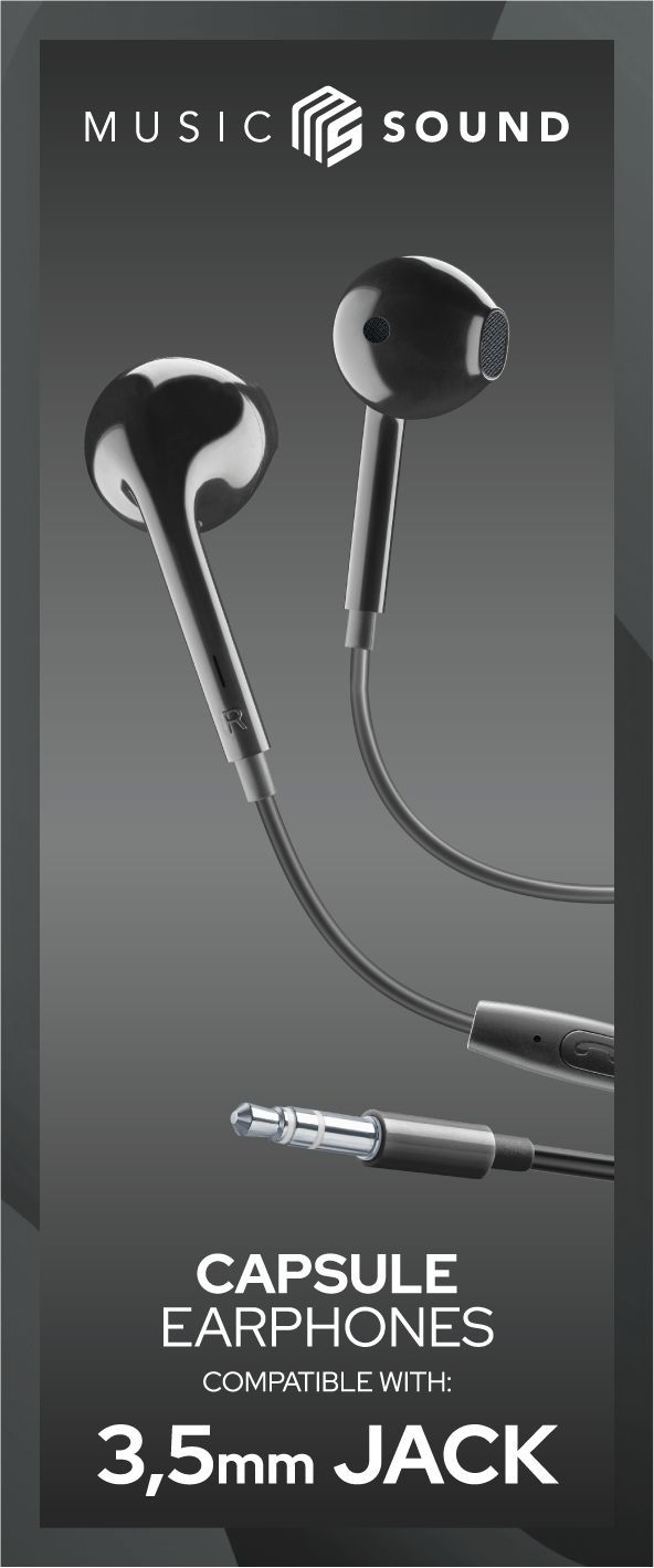 Cellularline MUSIC SOUND EARPHONES CAPSULE caratteristiche e prezzo