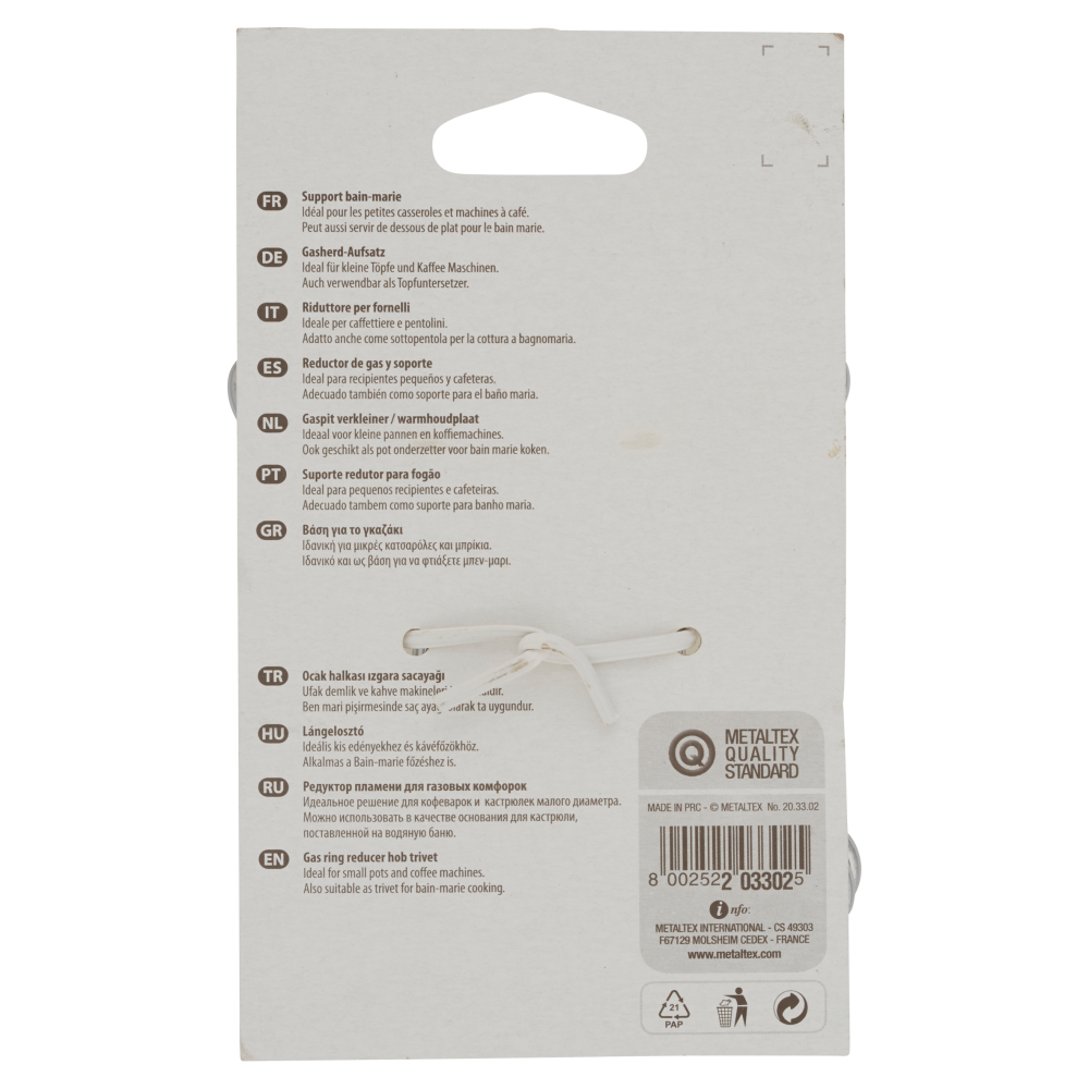 Metaltex Riduttore per fornelli x 2