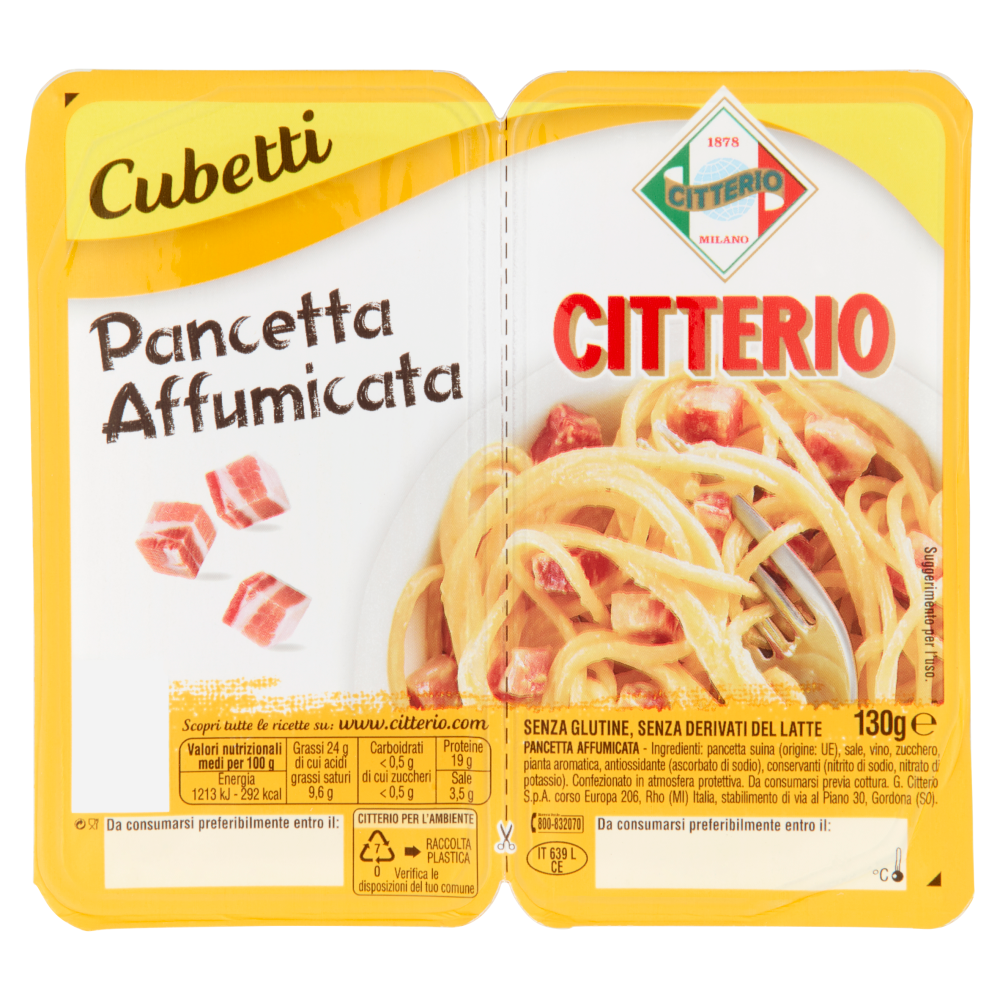 Citterio Cubetti Pancetta Affumicata 130 g Carrefour