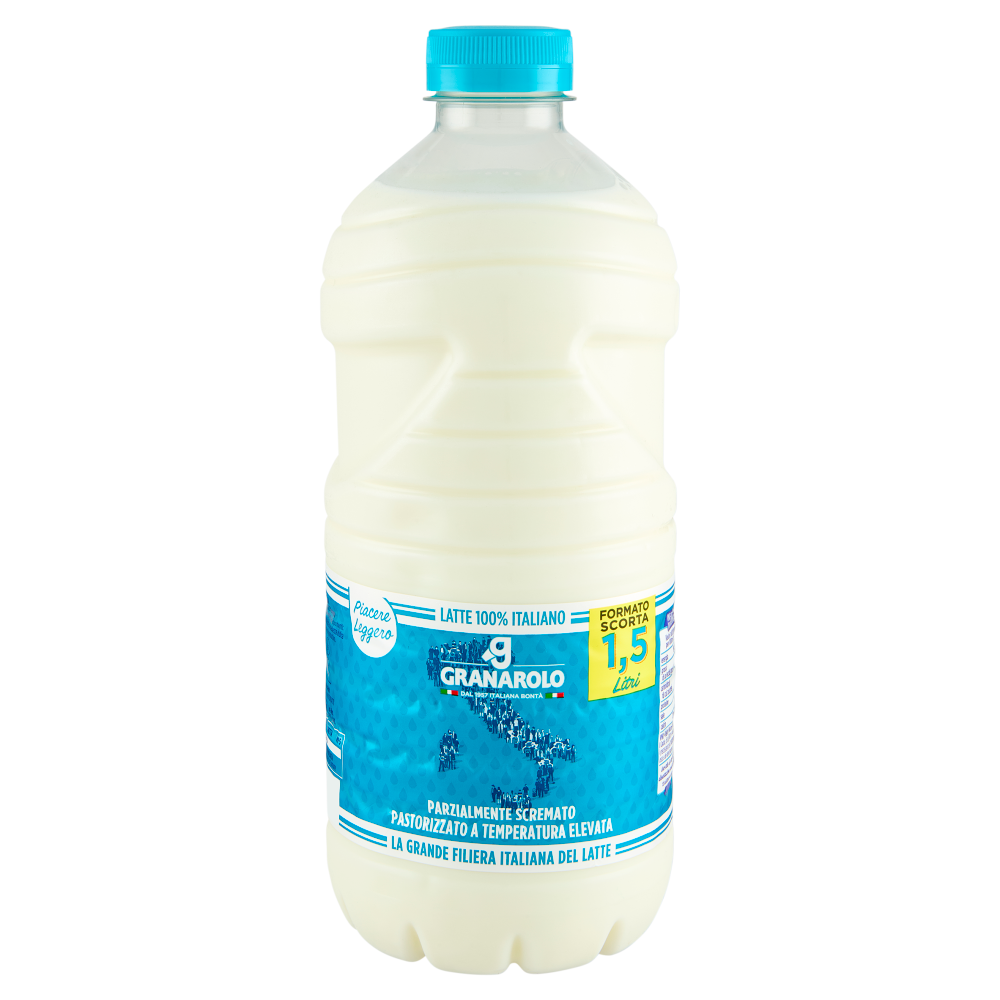 Granarolo Piacere Leggero Parzialmente Scremato Pastorizzato a Temperatura Elevata 1,5 L