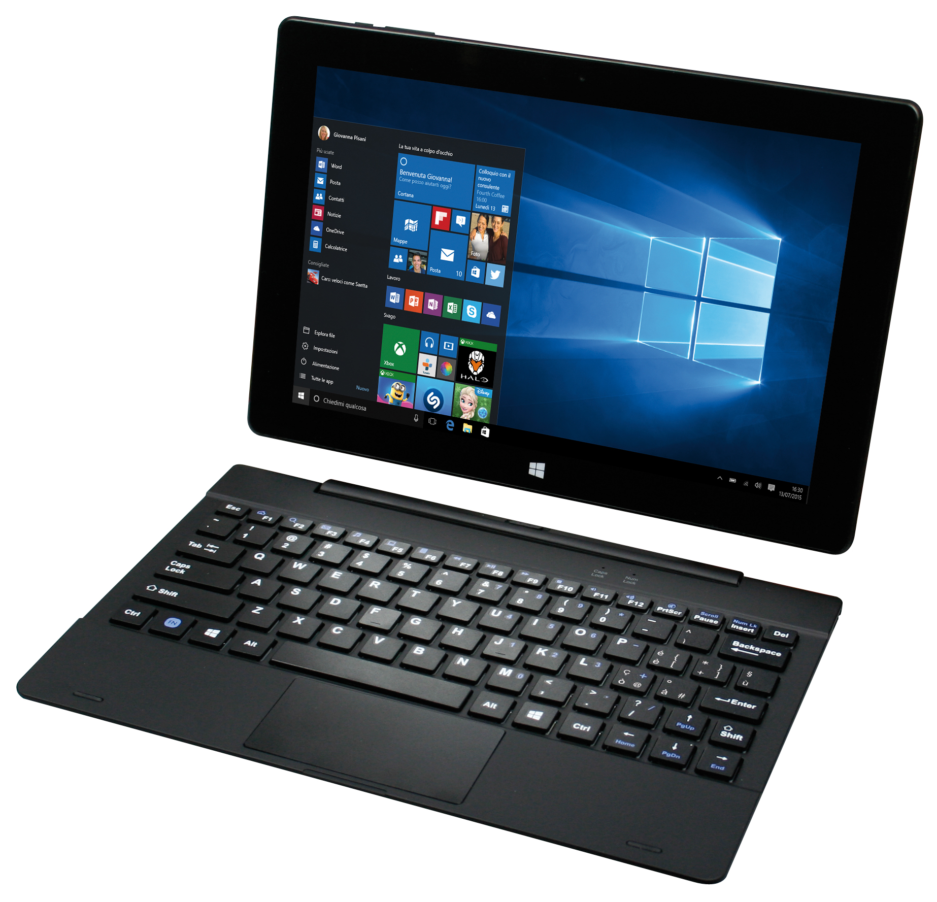 Mediacom WinPad X120 Intel Atom&reg; 32 GB 25,6 cm (10.1") 2 GB Wi-Fi 4 (802.11n) Windows 10 Home Nero
