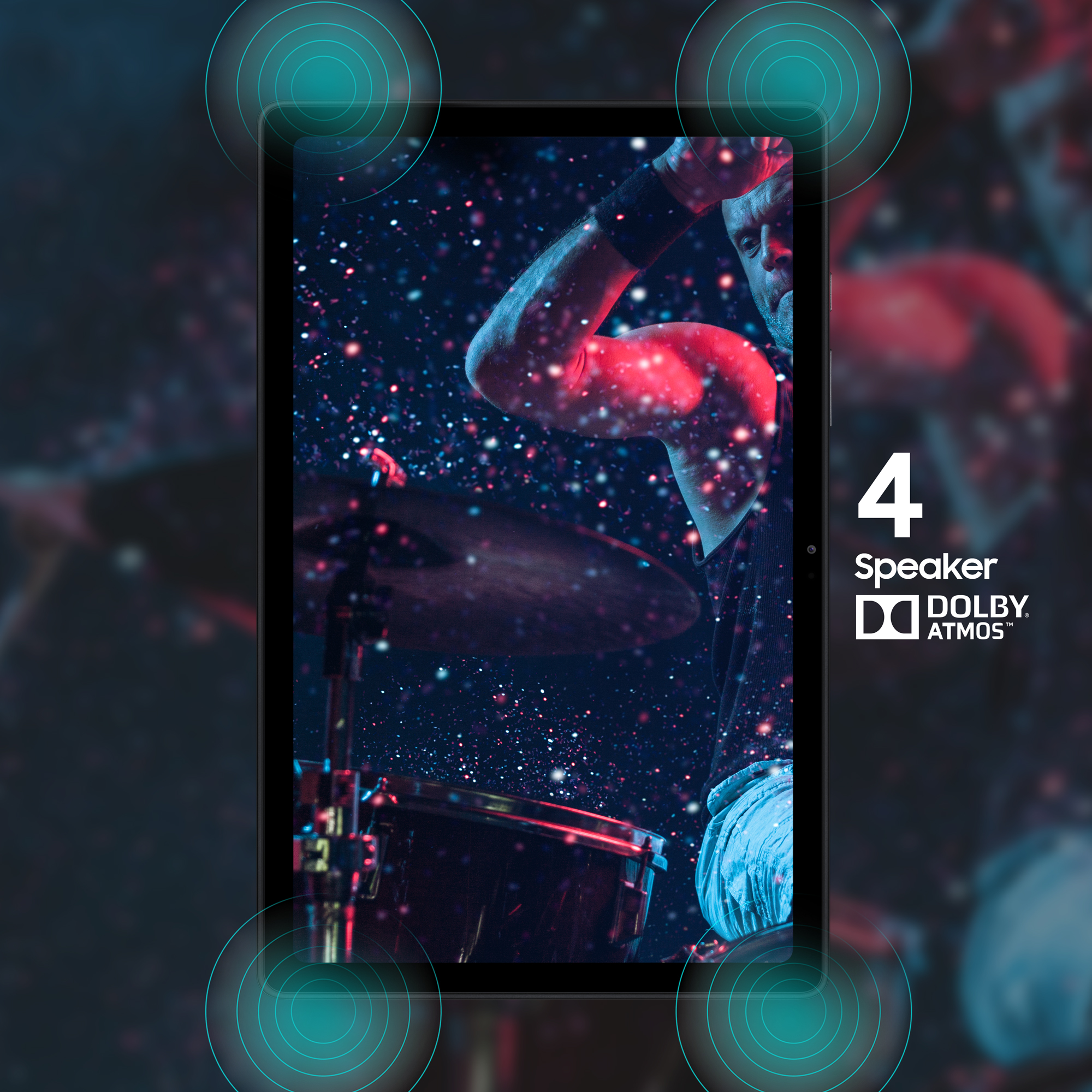 Samsung Galaxy Tab A7 Tablet, Display 10.4" TFT, 32GB Espandibili fino a 1TB, RAM 3GB, Batteria 7.040 mAh, LTE, Android 10, Fotocamera posteriore 8 MP, Dark Gray