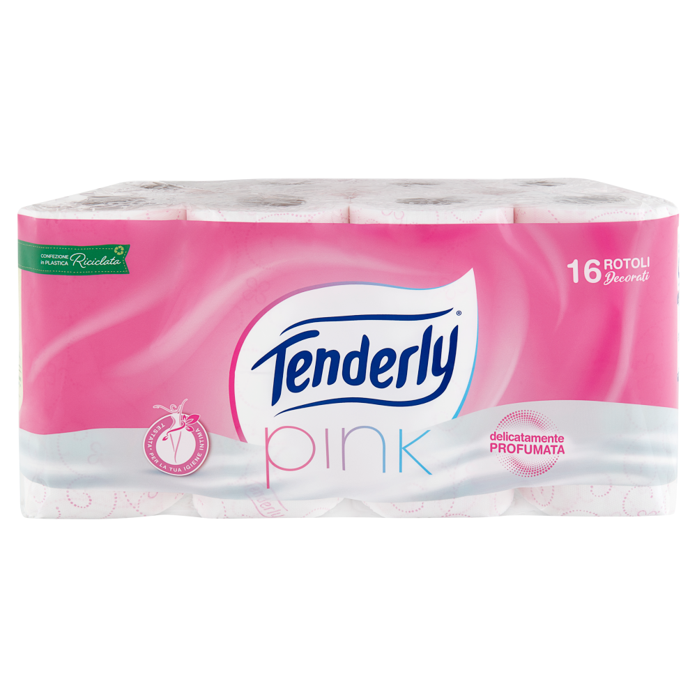 Tenderly pink Rotoli Decorati 16 pz