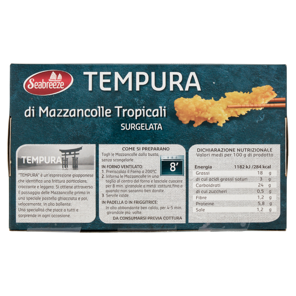 Seabreeze Tempura di Mazzancolle Tropicali Surgelata 180 g