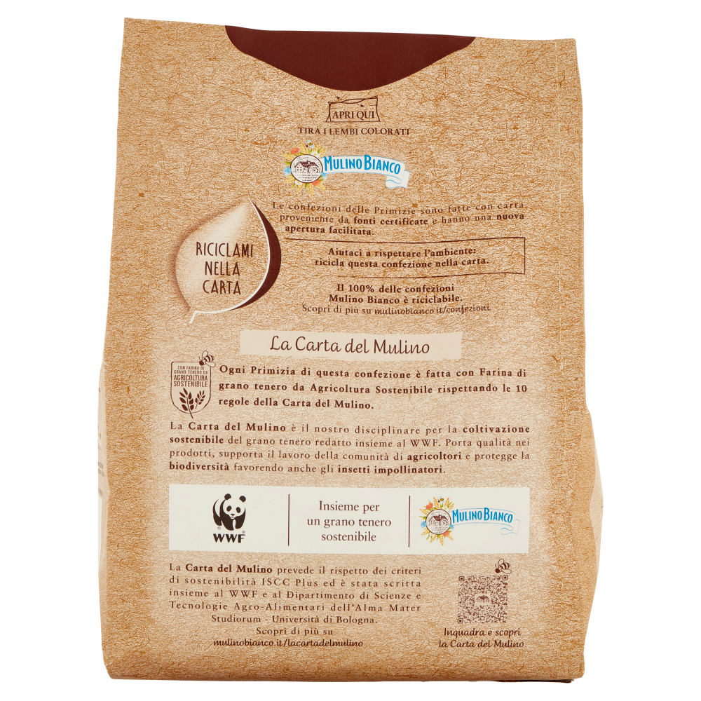 Mulino Bianco Primizie Biscotti con Farina Integrale Macinata a Pietra 700g