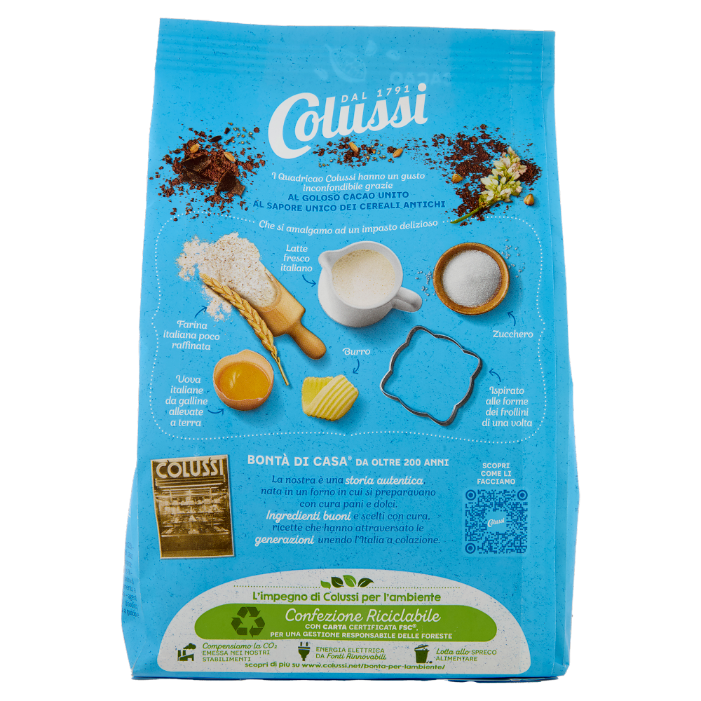 Colussi Quadricao con Cacao e Cereali Antichi 450 g