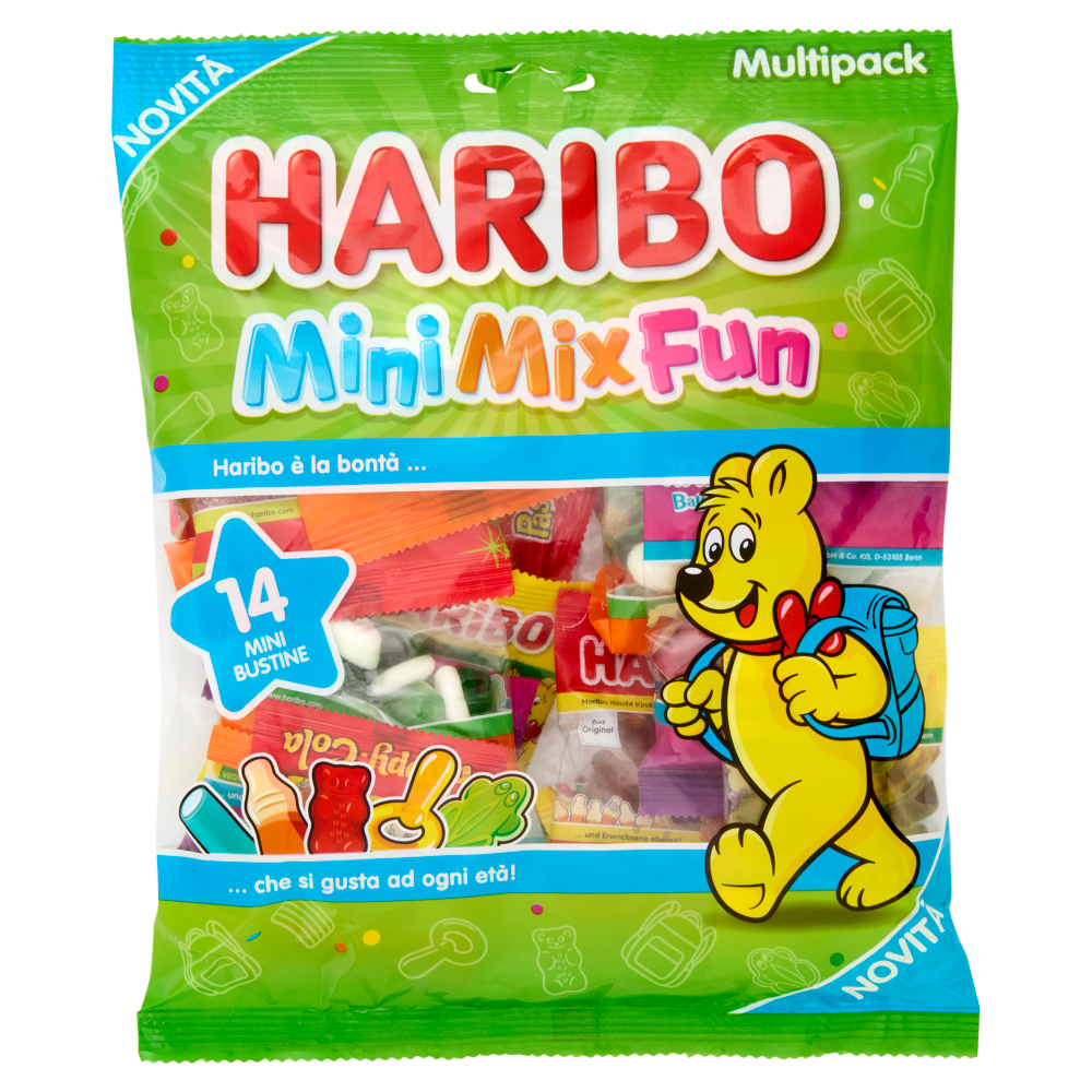 Haribo Mini Mix Fun 14 Mini Bustine 250 g