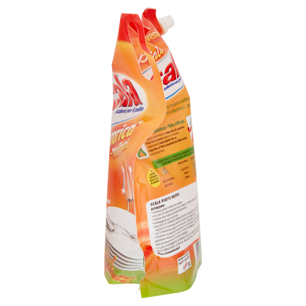 scala Piatti Eco Ricarica* con profumo di aceto e agrumi 2 Litri