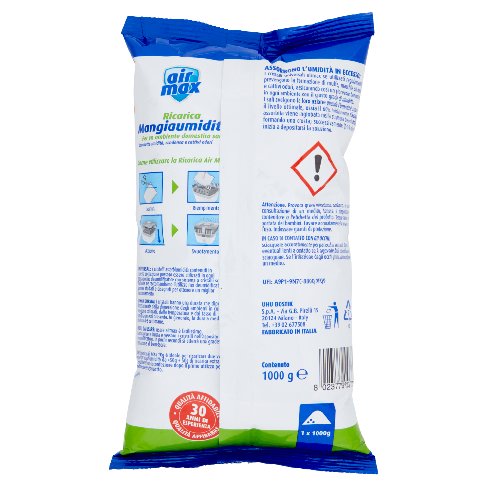 air max Mangiaumidit&agrave; Ricarica Fragranza Neutra 1000 g