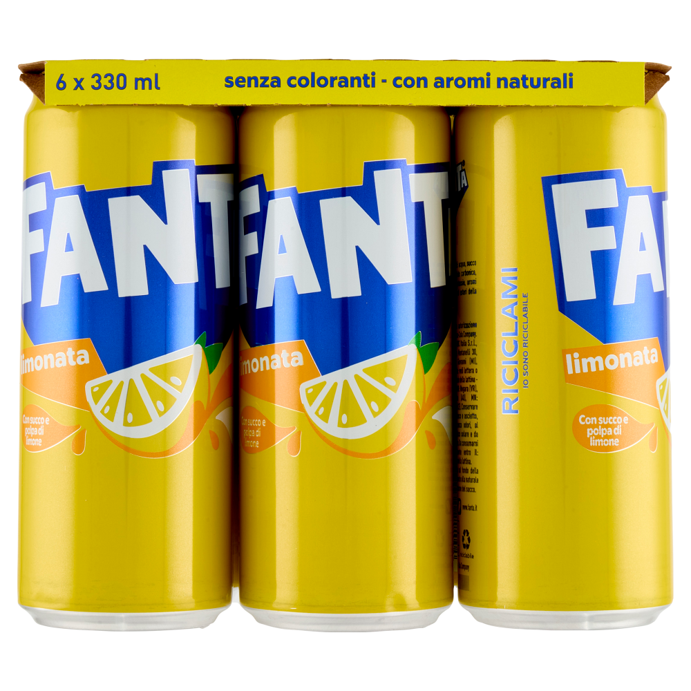 Fanta Lemon Sleek 6 x 33 cl