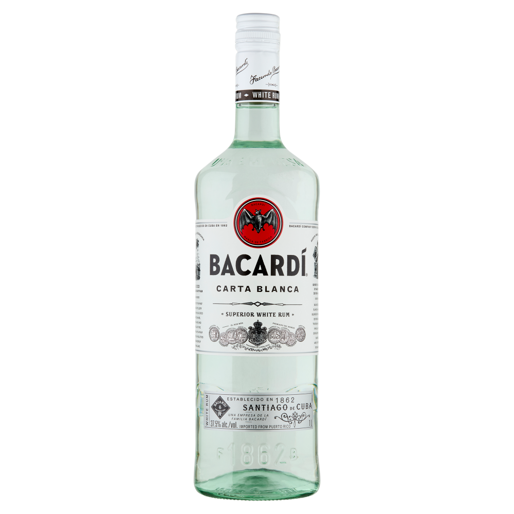 Bacardi Carta Blanca Superior White Rum 1 L