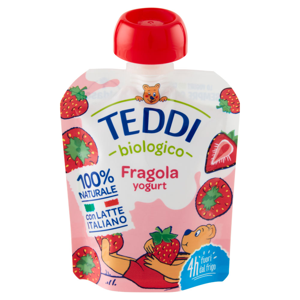 Teddi biologico Fragola yogurt 85 g