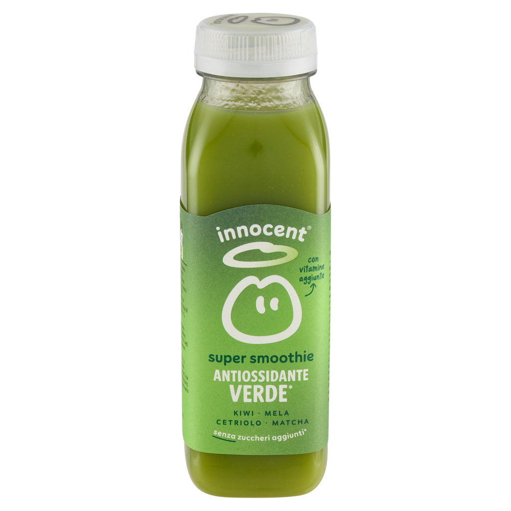 innocent super smoothie Antiossidante Verde* Kiwi - Mela - Cetriolo - Matcha 300 ml