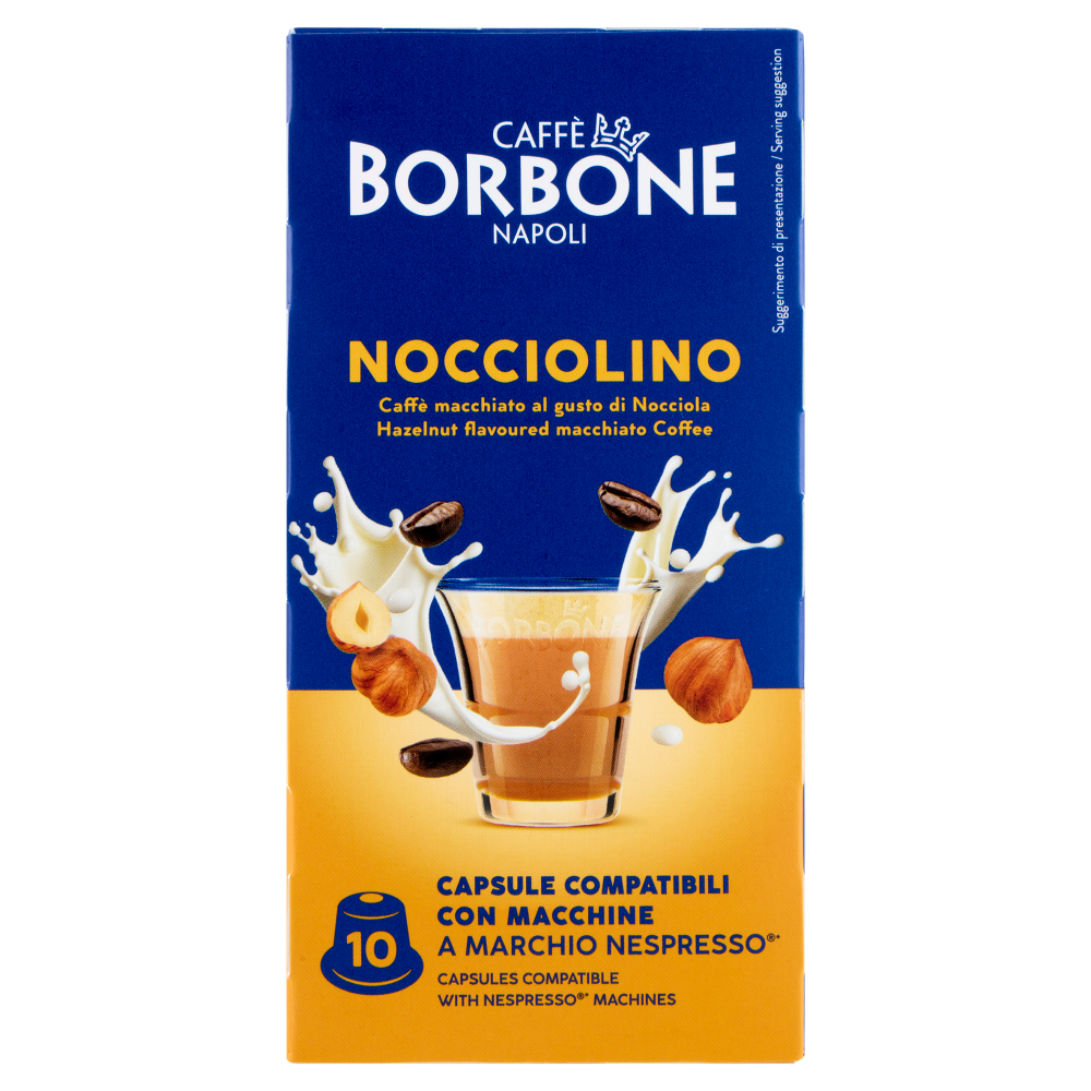 Caff&egrave; Borbone Nocciolino Capsule Compatibili Nespresso* 10 x 7 g