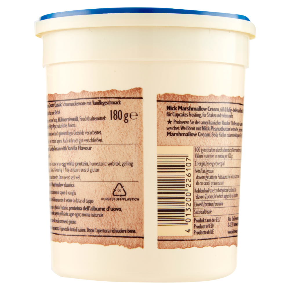 Nick Marshmallow Cream Vanilla 180 g