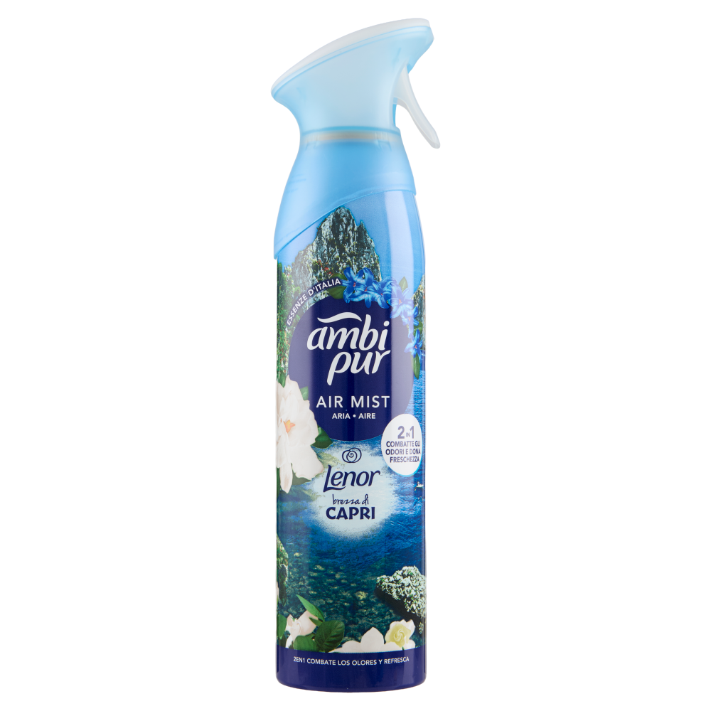 Ambi Pur Profumatore per Ambienti Deodorante Spray, Brezza di Capri 185 ml
