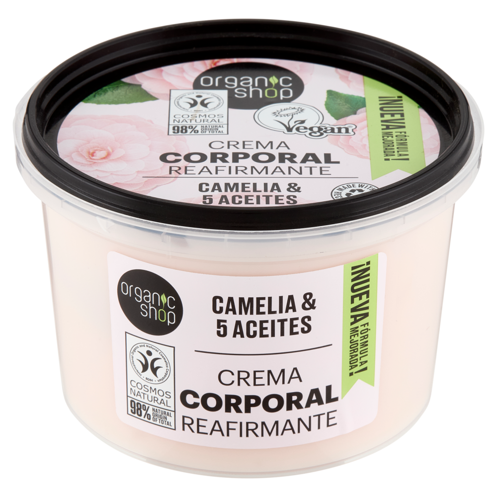 organic shop Crema Corpo Rassodante Camelia & 5 Aceites 250 ml