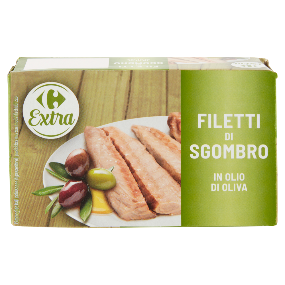 Carrefour Extra Filetti di Sgombro in Olio di Oliva 125 g
