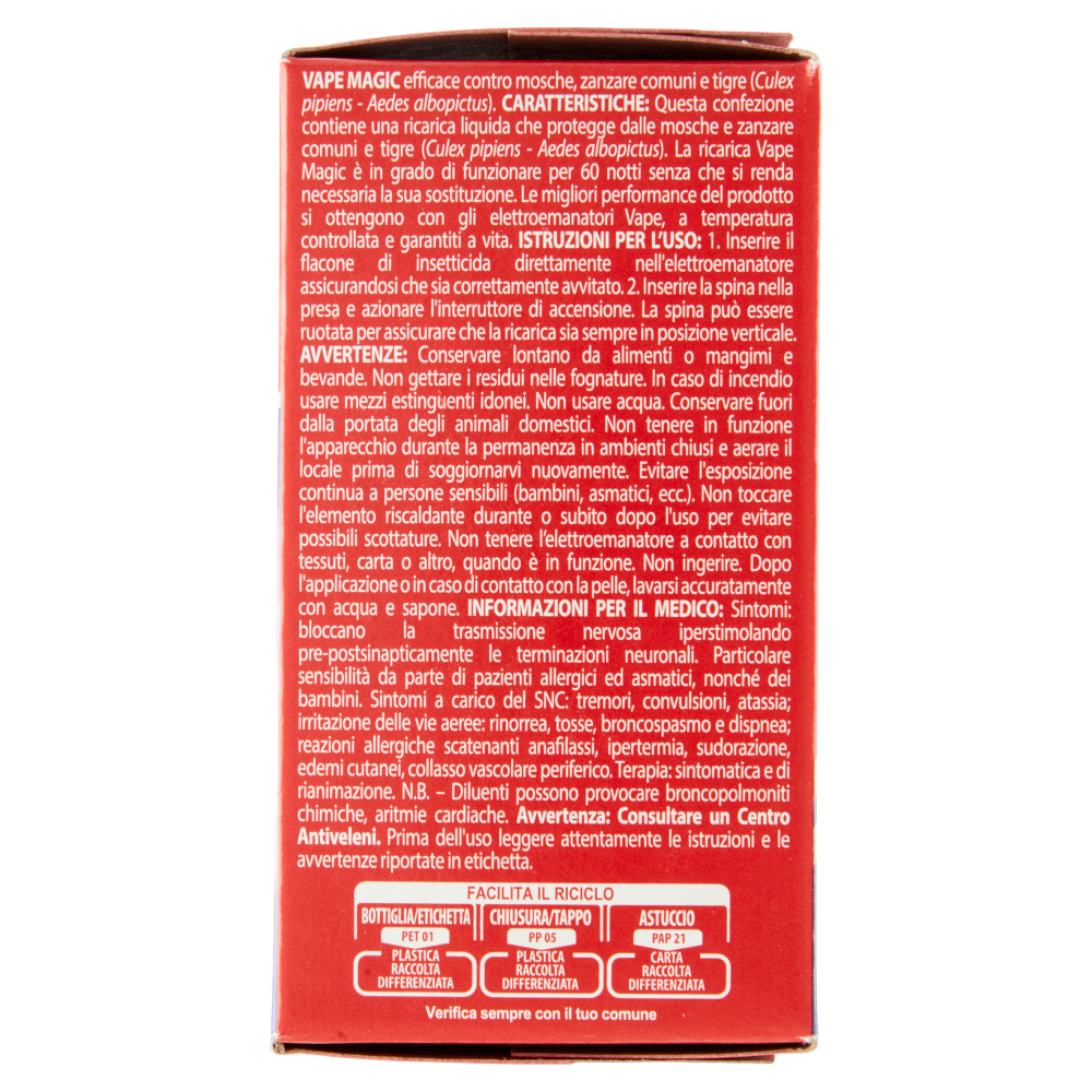 VAPE Mosche-Zanzare Liquido Ricarica 22 ml