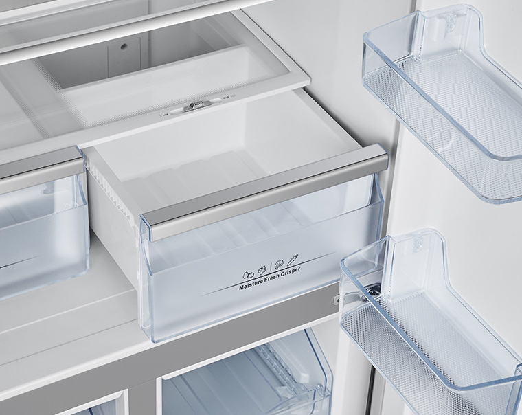 Hisense RQ563N4AI1 frigorifero side-by-side Libera installazione 454 L F Acciaio inox