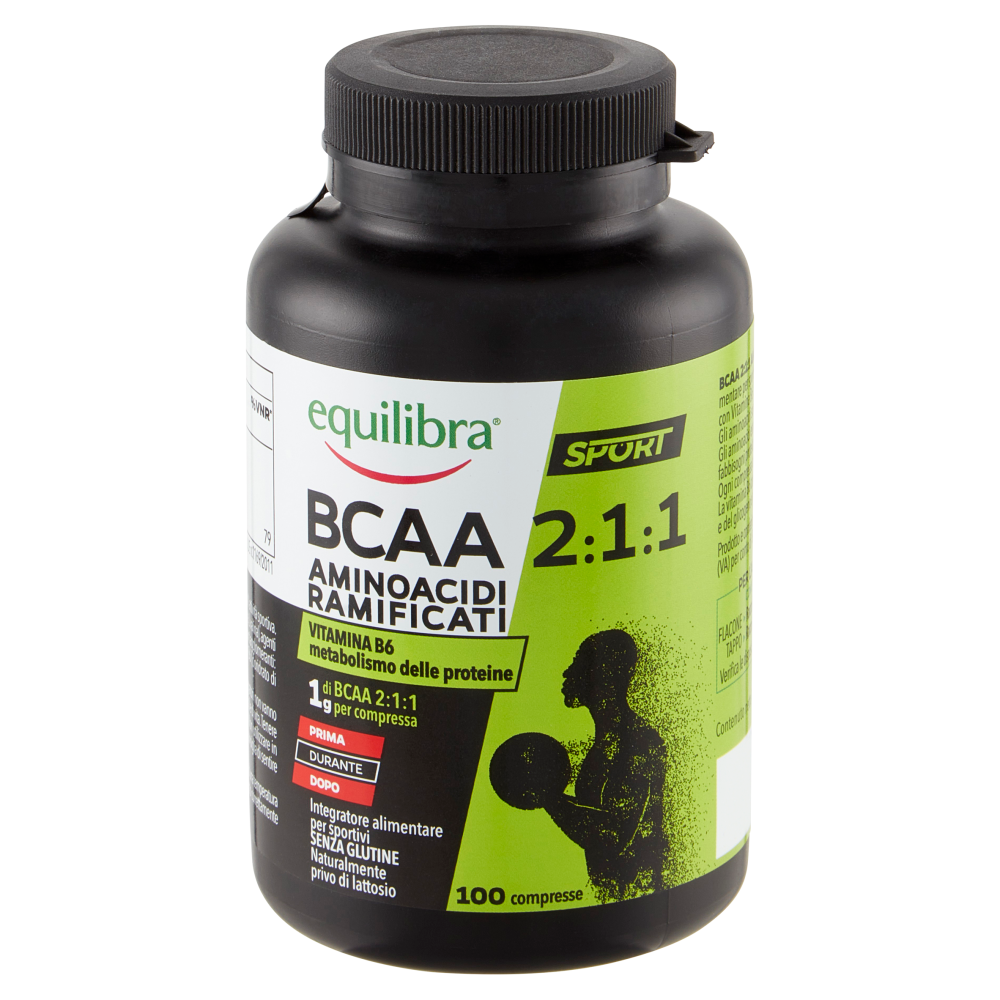 equilibra Sport BCAA 2:1:1 Aminoacidi Ramificati 100 compresse 105 g