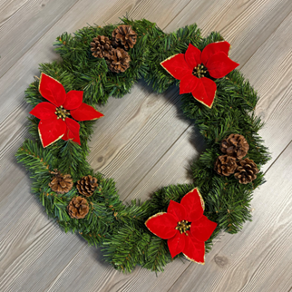 Valtpino Corona d50cm c/9 pigne e 3 st.