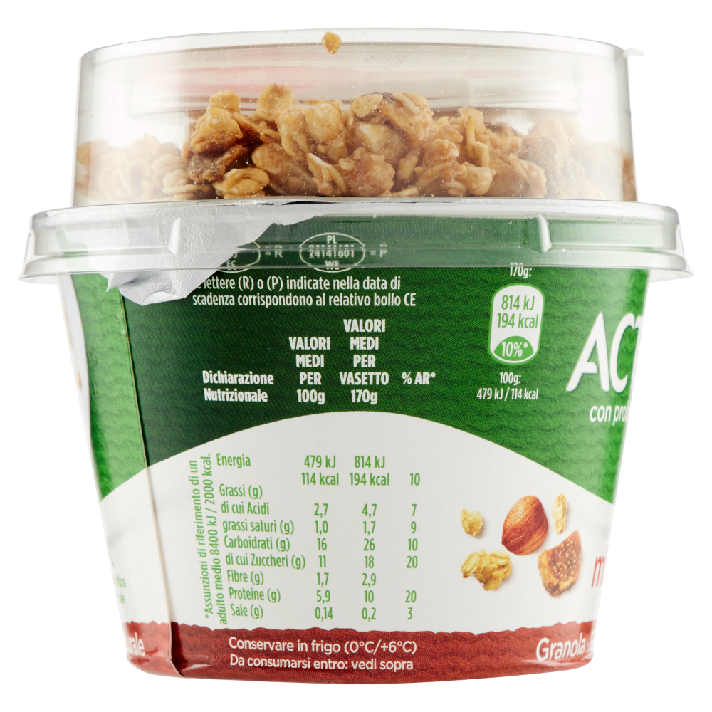 Activia mix&go Granola Fico Nocciola 170 g Carrefour