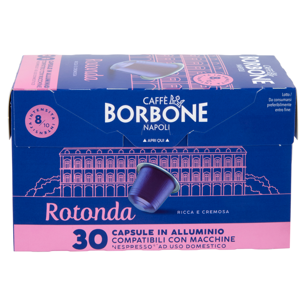 Caffè Borbone Rotonda Capsule in Alluminio Compatibili Nespresso* 30 x 5 g